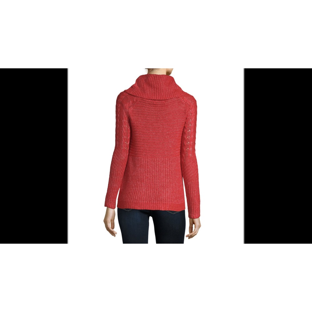 NWT Liz Claiborne Women's Medium Red Sweater - Picture 2 of 2